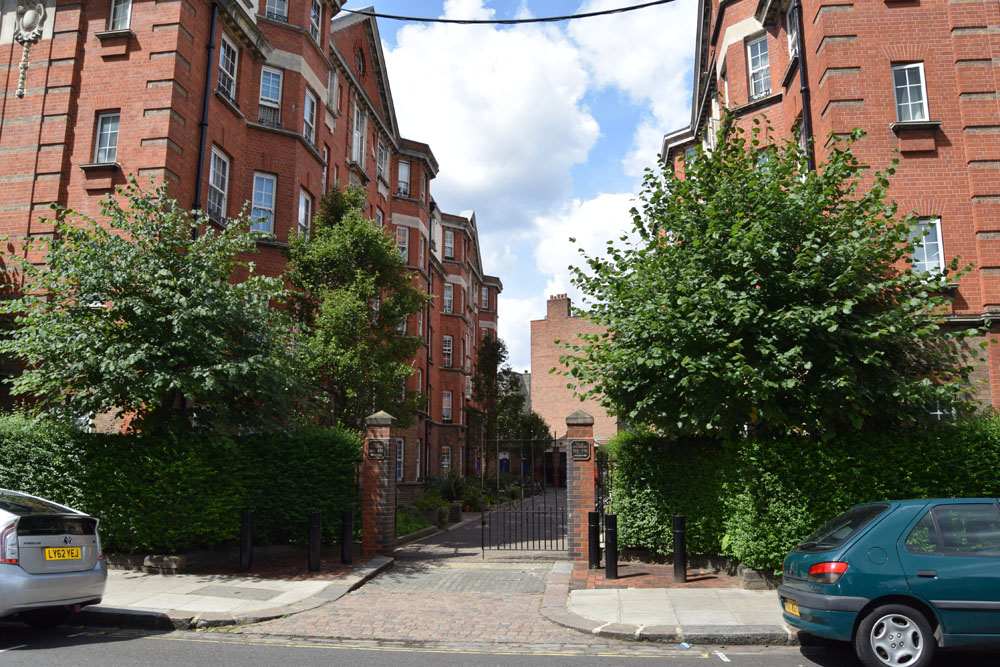 Outside Chelsea apartment