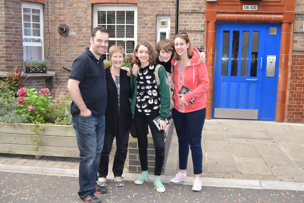 Family at Chelsea apartment