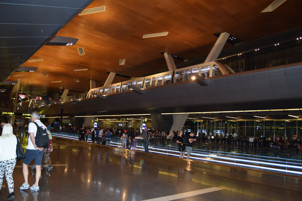 Doha airport at 3am