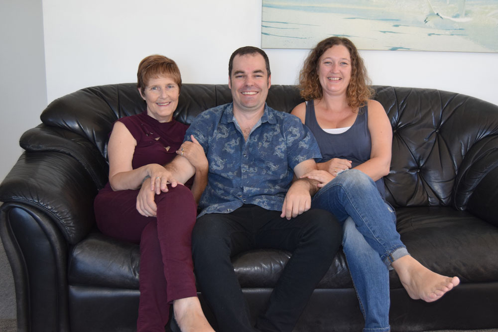 Dale, Nick and Jacqui