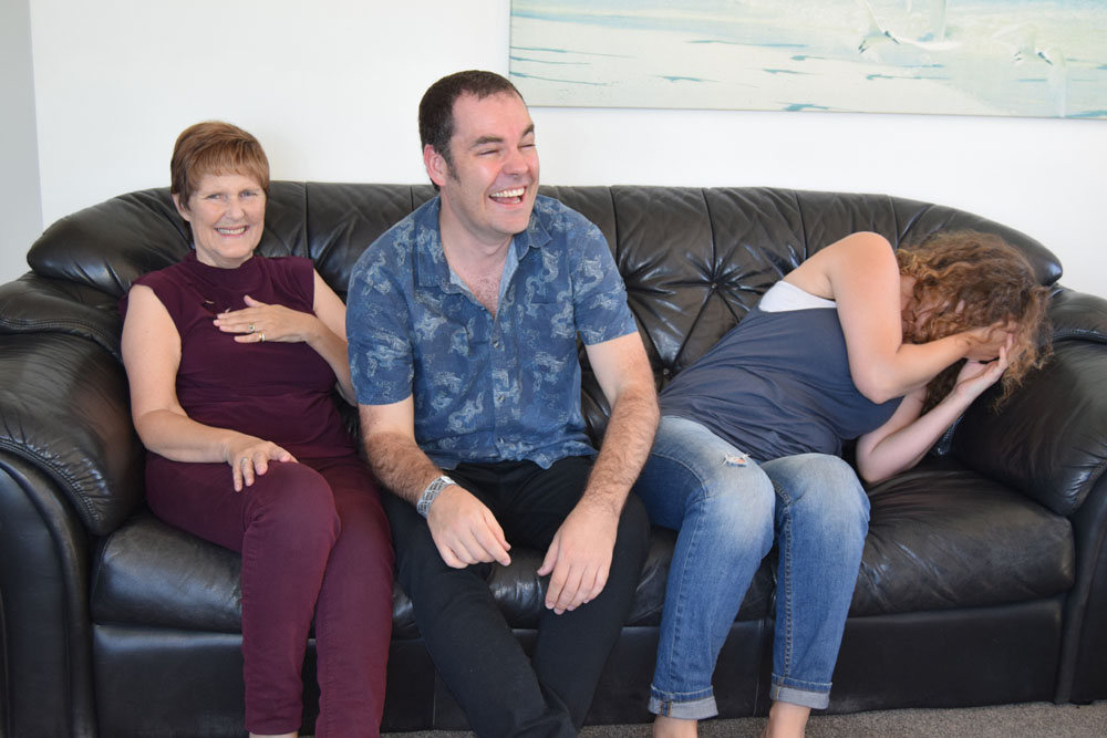 Dale, Nick and Jacqui